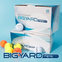 [빅야드] 메가 디스턴스 30알 골프볼(2PCS), 빅야드(혼합)