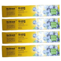 노브랜드 위생랩 폭25cm 길이90m x 4개 주방 음식포장비닐 Food Wrap, 1개
