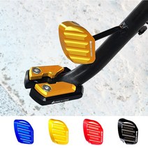 혼다 2022 ADV350 바이커스 튜닝 사이드 스탠드 확장 날개 패드, 블랙, 사이드클립+메인스탠드클립