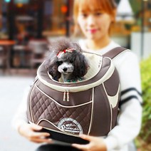 소형견 7kg 까지 캐리어 고정 개 백팩 강아지외출가방 애완견이동장 애견백 개케리어, 블루
