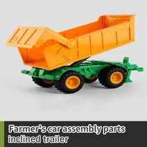 RC Car RC 농장 자동차 트랙터 트레일러 24G 무선 제어 농업 시뮬레이터 트럭 미니어처 농부 동물 모델 장난감 어린이 소년, Accessories 12