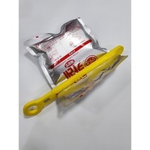 굿모닝 대형 카레 짜장 봉지 소스 짜개 파우치 짜개 레토르트 짜개, 1개, 화이트(Bone White)