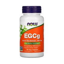 나우푸드 EGCg 녹차 추출물 400mg 베지 캡슐, 90개입, 5개