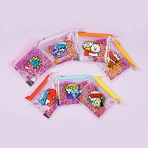 투명파우치 BT21 스팽글 미니파우치 가방속 다용도파우치 어린이파우치 캐릭터