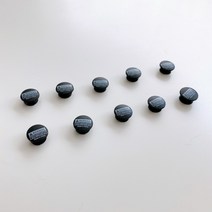 고급형 블랙 10개입 신발파츠 부자재 버튼 꼭지 꼬다리 단추 악세사리 재료 실내화 꾸미기, 단품, 상세페이지 참조