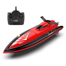 GoolRC 808 25km/h 2.4GHz 고속 방수 RC 보트, 레드+배터리 1개