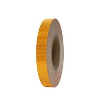 오르내르 벌집무늬 반사 테이프 25mm x 50M 황색 반사테이프/안전테이프/야간작업/안전표시/레져장비