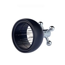 스테인레스 스틸 니들 커피 탬퍼 51mm/53mm/58mm 분배기 레벨러 도구 타입 파우더, 01 51mm, 04 black with base, Black
