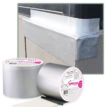 부틸테이프 방수 알루미늄 10M 친환경고무 균열 크랙 보수 지붕 공사 초강력접착 옥상시공 MDK, 부틸 DMA0324 알루미늄 5CM*10M