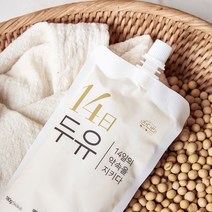잔다리 [잔다리] 고소하고 단백한 무첨가두유, 14일두유 백태180g*10팩, 320ml, 5개