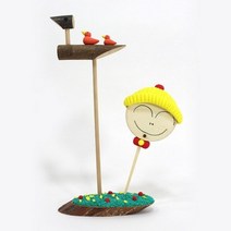 기타 바보사랑[이지피아]전통 민속 행운 기원 솟대 만들기 세트 키트(1인용)