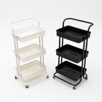 리빙오보제 트롤리 3단, 블랙