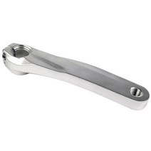 자전거크랭크 픽시크랭크 170mm 자전거 합금 중공 자전거 왼쪽 크랭크 암 shimano m4050 m590 m610 slx xt xtr 크랭크 세트 용 자전거 크랭크, 은, 170mm 실버