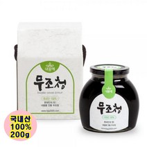 국내산 조청 무조청 100% 국산 무설탕 조청 국산재료 100% 무 엿기름 쌀 배 농축액 도라지 생강 6가지 재료로 정성 으로 만든 국산조청, 200g, 1개