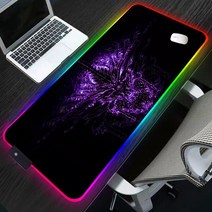 디아블로 3 Rgb 마우스 패드 노트북 매트 카와이 Pc 게임 컴퓨터 데스크 프로텍터 테이블 애니메이션 액세서리 데스크패드, [08] 400x900x3mm, [08] LL000649