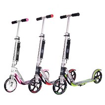 HUDORA 독일 휴도라 킥보드 접이식 성인 빅휠 킥보드, 알록그린, 1개