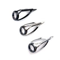 찌낚시대 바다찌낚시대 돌돔낚시대 NooNRoo Tip Top MN5 #6 #8 #10 # 낚싯대 Repare 가이드 낚시대 팁 탑, 03 다크 그레이_25 Size 10-2.6mm