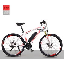전기자전거 스카닉m20 br3전기자전거 26인치 리튬 전기 산악 자전거 오프로드 사이클링 ebike, 3, 27speed36v10a52km