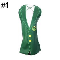골프 클럽 headCovers 클럽 풀 세트 골프 헤드 드라이버 우드 퍼터 헤드 커버 퍼터 커버, 1