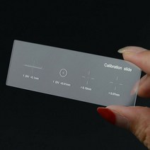 0.01mm 보정 현미경 슬라이드 스테이지 마이크로 미터 교정 4 스케일 포함, 01 WHITE