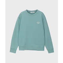 BASIC HOUSE 베이직하우스 남녀공용 쭈리세미오버핏맨투맨 민트 0102