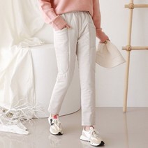 협력브랜드 방한 여성 패딩 바지 솜 여자 겨울 조거 팬츠 등산
