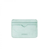 그레이그레이 이탈리안 베지터블 페블 카드지갑 왁스 그린
