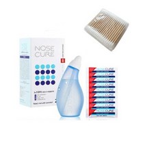 노즈큐어 수동식 코세정기세트 + 면봉 100p, 1세트