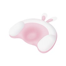 아기두상교정 신생아 0-12개월 여름 베개 4D 항균, 옐로우 래빗(조절기둥+실크베갯잇+매트)