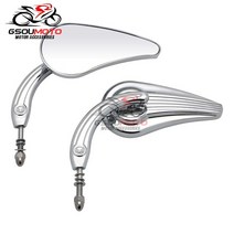 오토바이 Rearview 할리 Dyna Softail FLHR 스트리트 밥 울트라 FXDB FXSTB Sportster XL 883 1200 V-로드, 02 A Chrome
