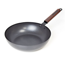 L&C 인덕션 IH 무쇠 궁중팬 28cm 프라이팬 28cm 야외 그리들팬 후라이팬 웍팬 볶음팬 탄소강 프라이팬, 무쇠 궁중팬28cm(1590), 1개