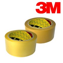 3M 정품 372KS 박스 포장용 테이프 48mmX40M, 50개, 3M 372ks 황색