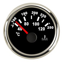 방수 디지털 수온 측정기 52mm 자동차 온도 게이지 표시기 LED 디스플레이 모토 RV 요트 12V 24V, 03 BS