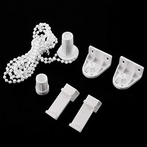 17mm 롤러 블라인드 그늘 클러치 브래킷 화이트 사이드 풀리 체인 수리 피팅 키트 윈도우 트리트먼트
