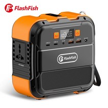 파워뱅크 스테이션 대용량배터리 220v ac 콘센트 120w 휴대용 98wh 26400mah 태양열 발전기 소켓 팩 flashfish, 1-없음