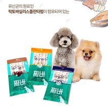 짜먹는 액체형 강아지간식 유산균 소고기 6개 개간식
