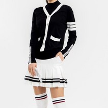 이글스마인 여성골프웨어 포인트단추 2컬러 가디건