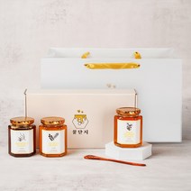 꿀단지농장 천연꿀 아카시아꿀/밤꿀 380g 3구 선물세트, 아카시아꿀 / 아카시아꿀 / 아카시아꿀