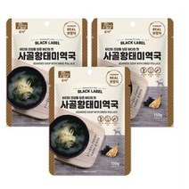 글라 사골 황태 미역국 강아지 간식 파우치, 6개, 사골 + 황태 + 미역