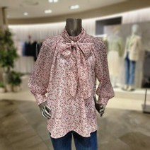 이랜드 [블루페페]블루페페 스카프 프린팅 블라우스p221msc003_강서점