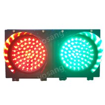LED 신호등 비상 깜빡이 200/300/400mm 교통 주차장 운전 학교 건설 조명 모듈, 제어없이 200mm12V 입력 세 줄