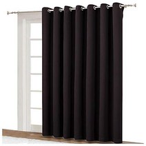 NICETOWN Drapes for Sliding Glass Door - Thermal Insulated Door Blinds Patio Door Curtains Vertica, 1
