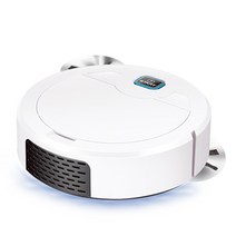 로봇청소기 스마트 청소 로봇 진공 3 in 1 무선 자동 충전지도 탐색 바닥 가정용 기계, 02 White