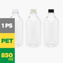 DN850투명 일반캡 850ml 낱개 플라스틱 페트병, 검정