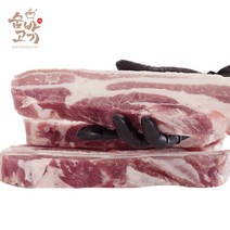 숨바고기 1+1 통통삼겹살 1kg 구이용 캠핑용 수육 보쌈용, 구이용 1.2cm