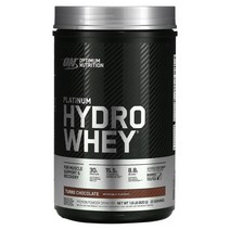 Optimum 옵티멈 뉴트리션 플래티넘 하이드로 웨이 터보 초콜릿 795 g(1.75 lbs) 웨이프로틴 류신 빠른 흡수 헬스보충제 근육 성장 회복 체중 관리, 1.8 파운드