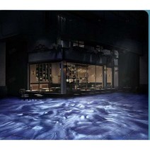 물빛 오로라 조명 프로젝션 야외 실내 축제, 40W 워터 패턴 램프/방수/리모컨 포함