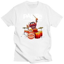 심벌즈 FPACETeestore Paiste 심벌즈 사운드 징 티셔츠 남성 여성용 풀 사이즈. 블랙, 06 whiteMen_05 XXL