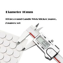 캔들심지 양초 나무 세트 1롤 200 피트 61M 화이트 캔들 심지 코튼 짠 DIY 양초 만들기 재료 무연 왁스 순, 10 10mm 200pcs