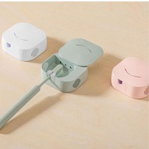 칫솔 살균기 휴대용 칫솔 꽂이 소독기 캠핑 차박 여행 유아 아기 1인 1인용 회사, EQ04칫솔살균기 핑크